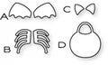 Papertrey Ink - Bitty Halloween Treats & Sweets Die Collection (set of 4)