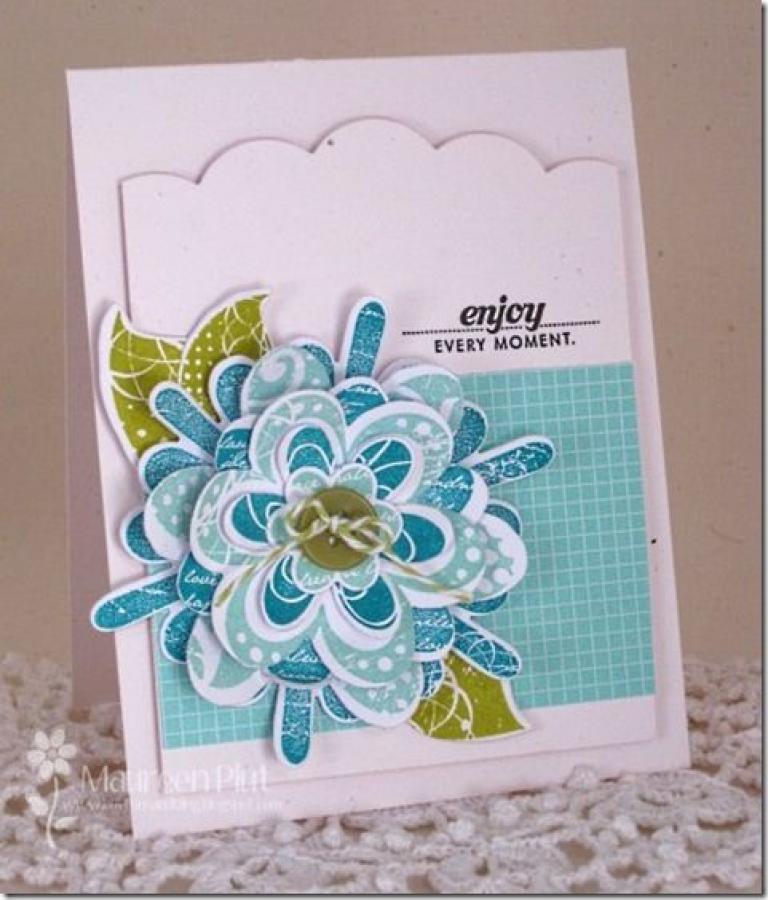 Papertrey Ink - Frilly Flowers Die Collection (set of 4)