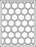 Papertrey Ink - Cover Plate: Hexagon Die
