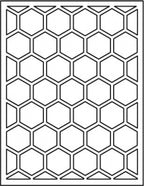 Papertrey Ink - Cover Plate: Hexagon Die