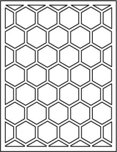 Papertrey Ink - Cover Plate: Hexagon Die