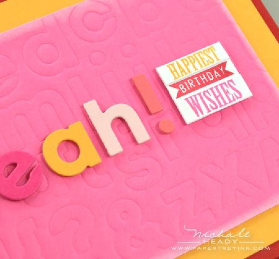 Papertrey Ink - Modern Alphabet Die