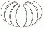 Papertrey Ink - Shape Up Series: Pumpkin Sections Die