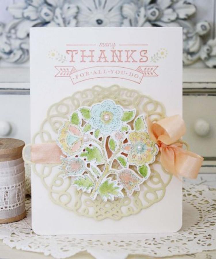 Papertrey Ink - Fancy Folk Art Die Collection (set of 2)