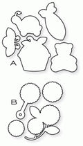 Papertrey Ink - Baby Button Bits Die Collection (set of 2)