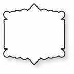 Papertrey Ink - Boutique Borders: Thanks Die