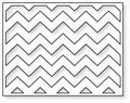 Papertrey Ink - Cover Plate: Chevron Horizontal Die