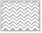 Papertrey Ink - Cover Plate: Chevron Horizontal Die