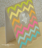 Papertrey Ink - Cover Plate: Chevron Vertical Die