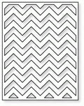 Papertrey Ink - Cover Plate: Chevron Vertical Die