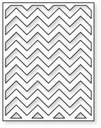 Papertrey Ink - Cover Plate: Chevron Vertical Die