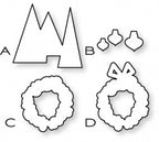 Papertrey Ink - Holiday Cheer Die Collection (set of 4)