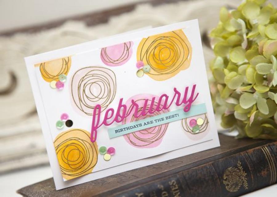 Papertrey Ink - Monthly Moments: February Die