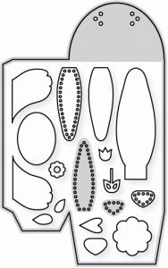 Papertrey Ink - Bunny Bag Die