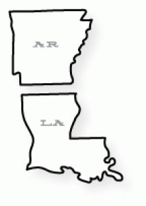 Papertrey Ink - United States: LA, AR Die