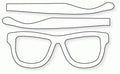 Papertrey Ink - Secret Agent Glasses Die
