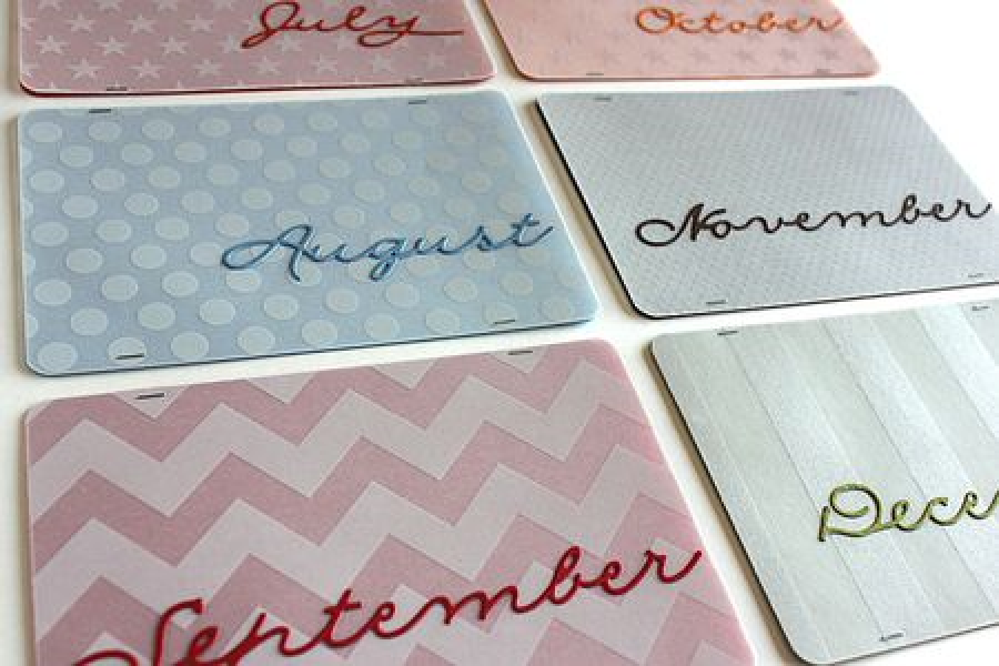 Papertrey Ink - Monthly Moments: Year Round 2 Die
