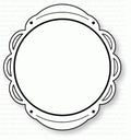 Papertrey Ink - Scene It: Doily Tag Base Die