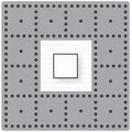 Papertrey Ink - Stitched Coaster Square Flair Die