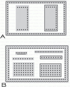 Papertrey Ink - Sewing Staples: Needle Book Die Collection (set of 2)