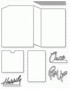 Papertrey Ink - Book Cover Card Die