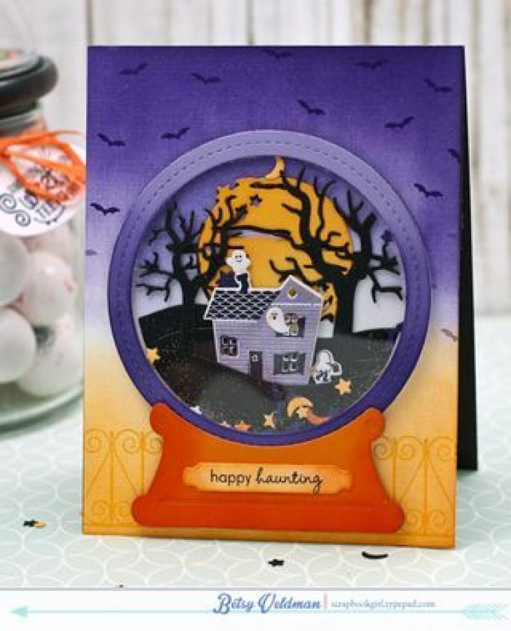 Papertrey Ink - Petite Places: Spook Manor Die