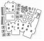 Papertrey Ink - Petite Places: Spook Manor Die