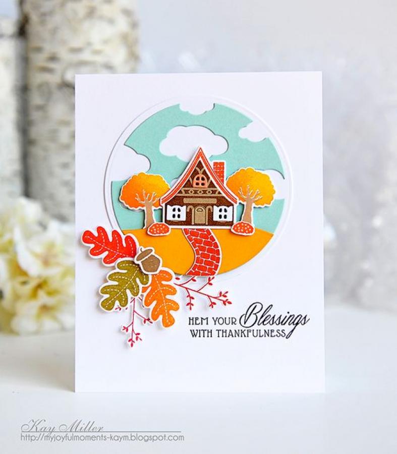 Papertrey Ink - Petite Places: Walk in the Park Die