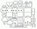 Papertrey Ink - Petite Places: Home & Garden Die