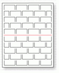 Papertrey Ink - Tiny Town: Square Shingles Die