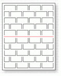 Papertrey Ink - Tiny Town: Square Shingles Die