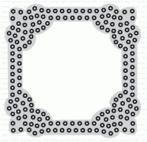 Papertrey Ink - Stitched Monogram Frame: Square Die