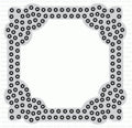 Papertrey Ink - Stitched Monogram Frame: Square Die
