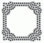 Papertrey Ink - Stitched Monogram Frame: Square Die