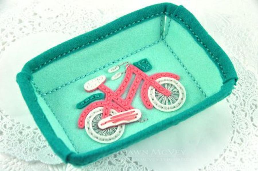 Papertrey Ink - Stitched Bicycle Die