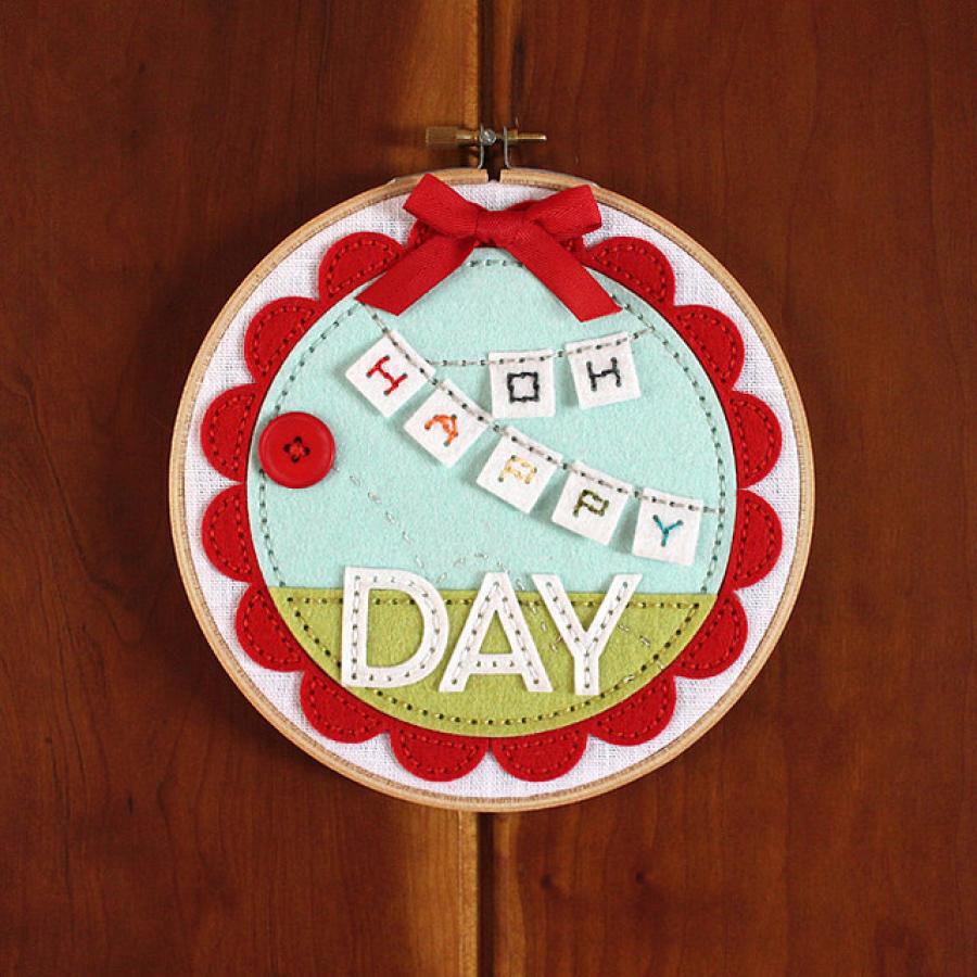 Papertrey Ink - Hoopla: Stitched Circle Bases Die