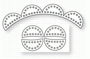 Papertrey Ink - Hoopla: Stitched Scallops Die