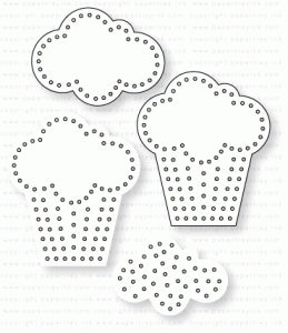 Papertrey Ink - Stitched Cupcake Die