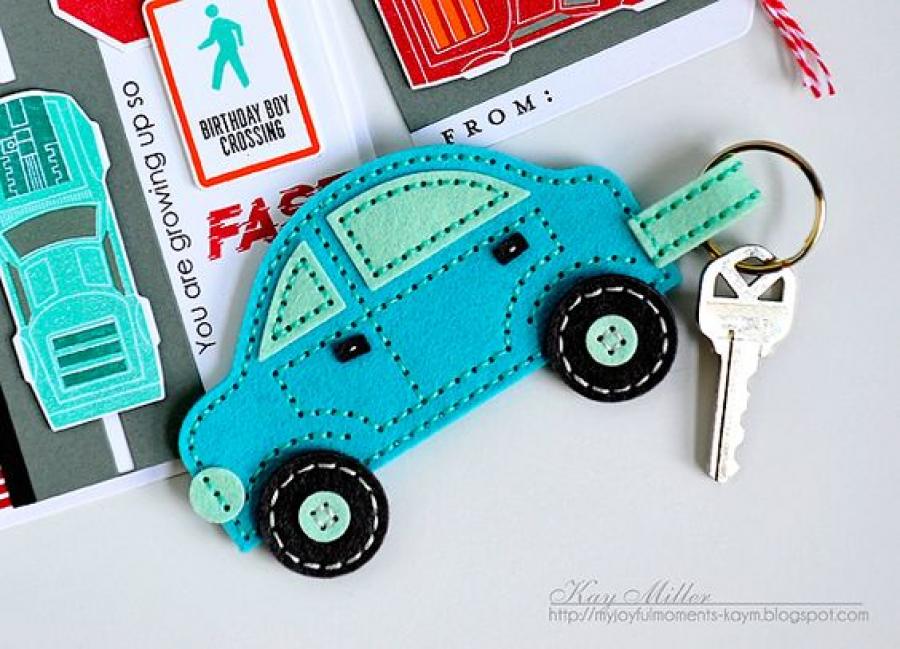 Papertrey Ink - Stitched Car Die