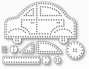 Papertrey Ink - Stitched Car Die