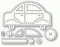 Papertrey Ink - Stitched Car Die