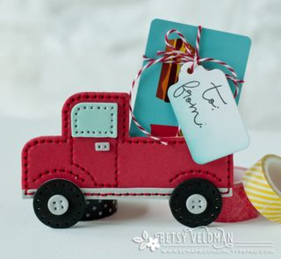 Papertrey Ink - Stitched Truck Die