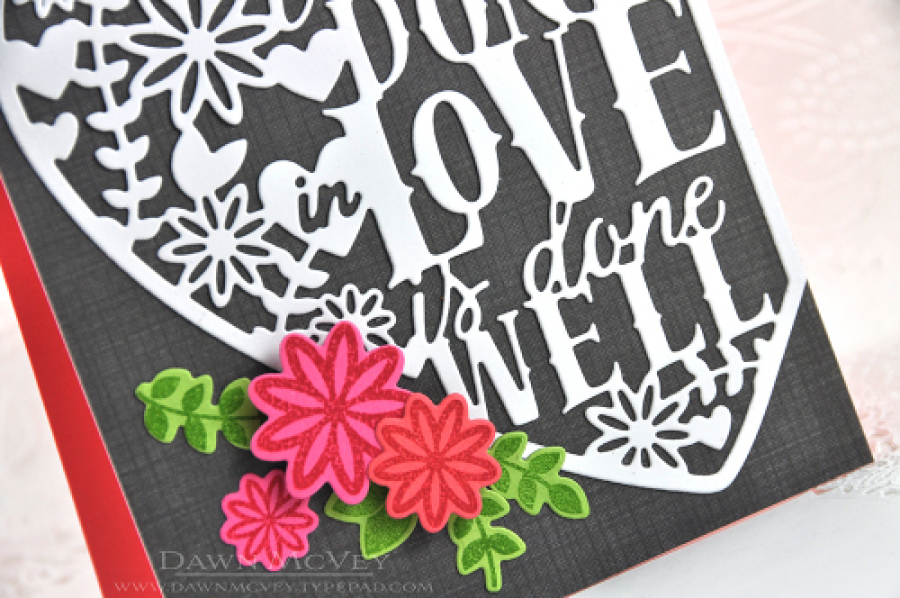 Papertrey Ink - Paper Clippings: Done in Love Details Die