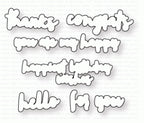 Papertrey Ink - Tropics Sentiments Die