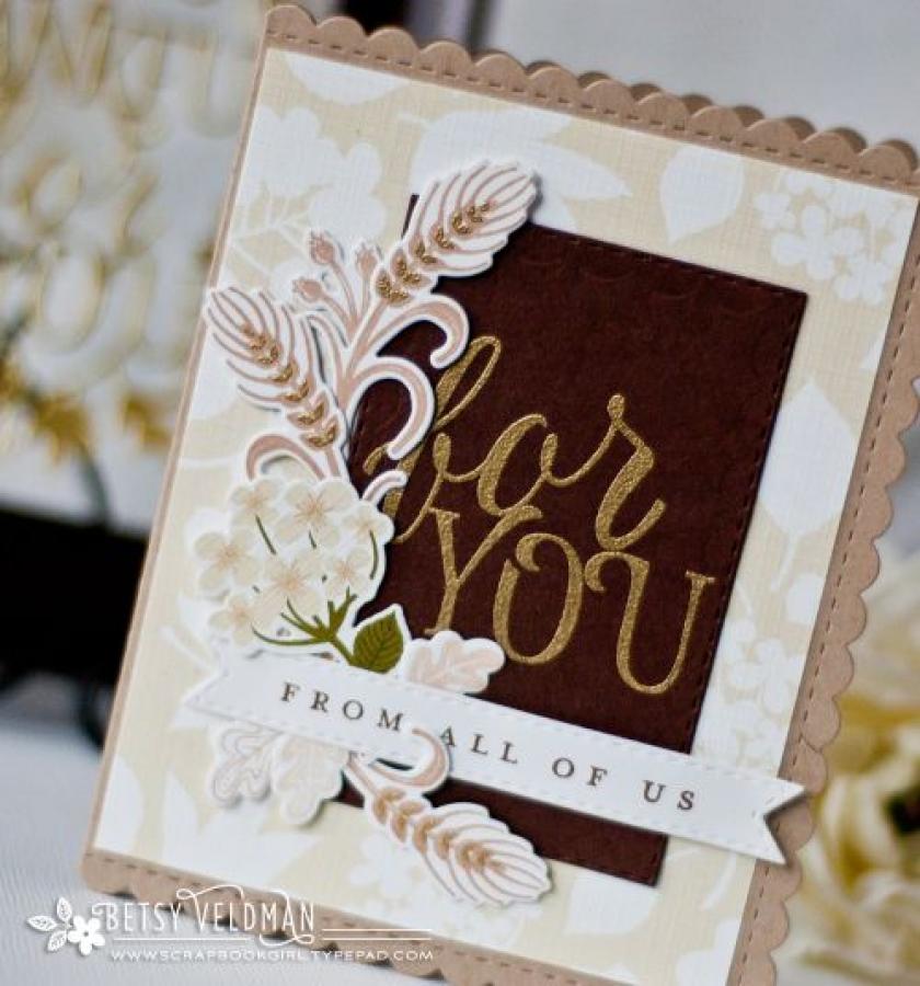Papertrey Ink - Paper Clippings: Thankful for You Details Die