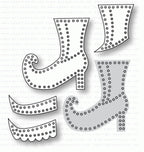 Papertrey Ink - Stitched Witch Boots Die