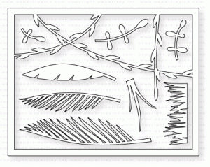 Papertrey Ink - Cover Plate: Mighty Jungle Die