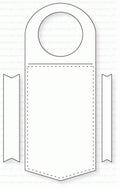 Papertrey Ink - Wine Bottle Tag #2 Die