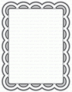 Papertrey Ink - Scallop Stackers: Medium Die
