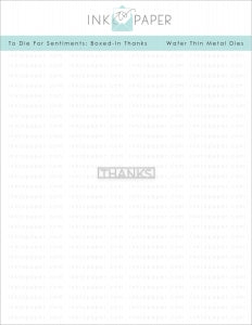 To Die For Sentiments: Boxed-In For You Die